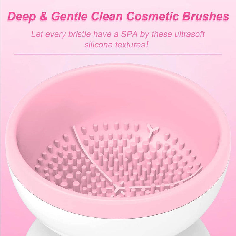 ElectroBlend: Effortless Electric Makeup Brush Cleaner for a Radiant You!