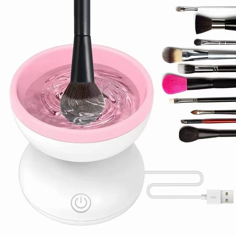 ElectroBlend: Effortless Electric Makeup Brush Cleaner for a Radiant You!