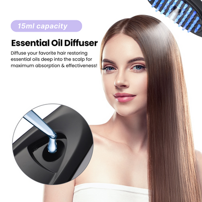 GlowGetter: Power Up Your Tresses with Electric Massage Comb Bliss!