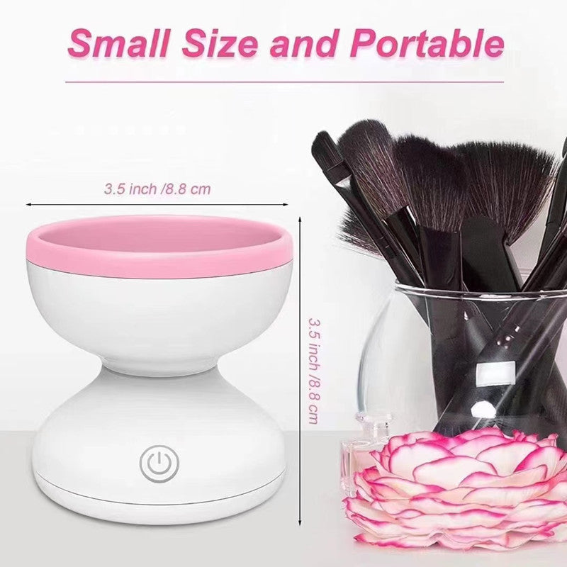 ElectroBlend: Effortless Electric Makeup Brush Cleaner for a Radiant You!