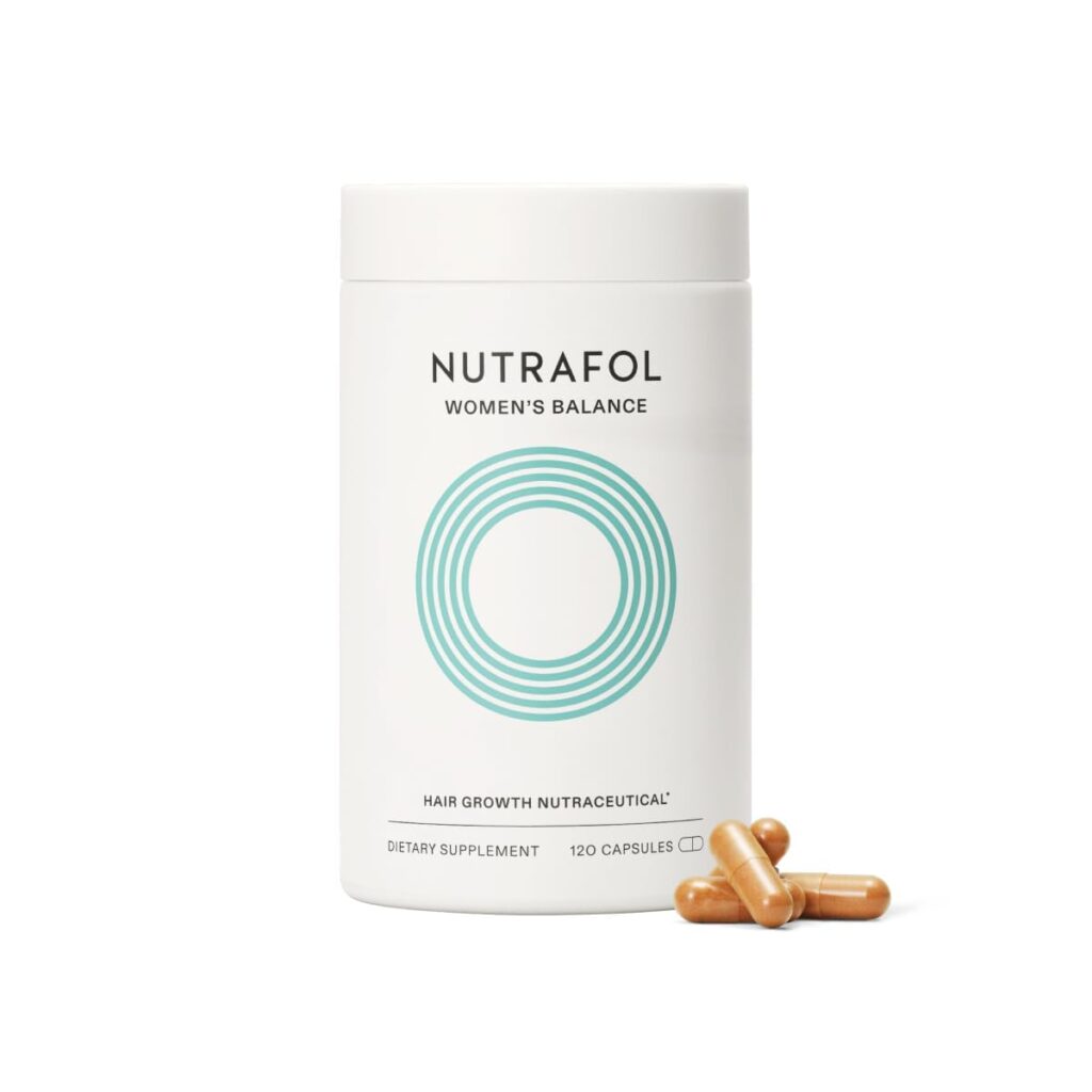 Nutrafol Women’s Balance Hair Growth Supplements for Women Ages 45 and Up – Clinically Proven for Thicker Hair and Scalp Coverage